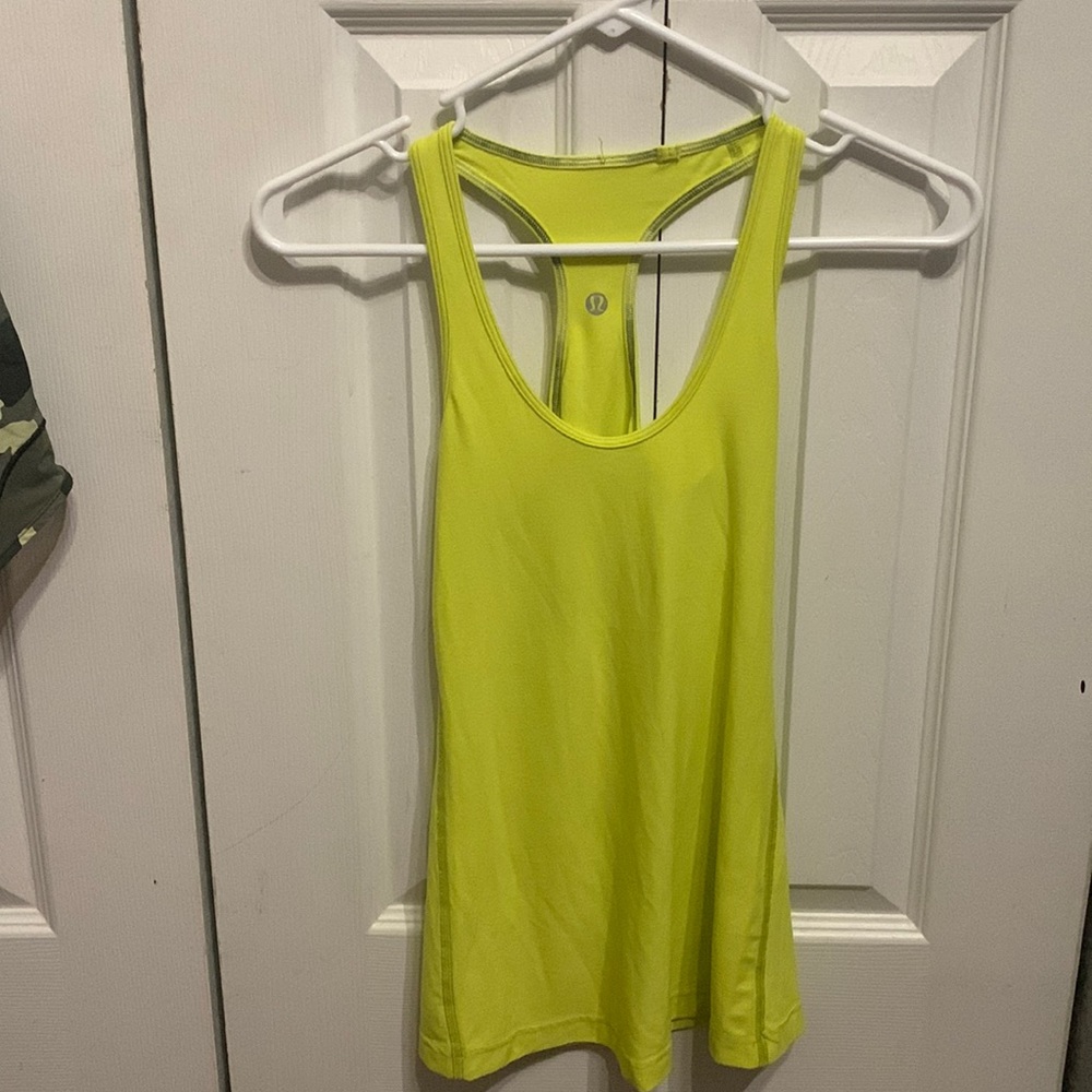 Yellow Lululemon tank